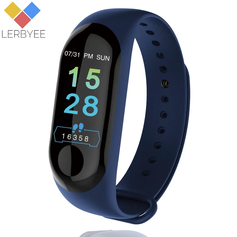 Lerbyee M3 Smart Bracelet Life Waterproof Call&SMS Reminder Smart Tracker for Android IOS Heart Rate Monitor Fitness Tracker
Lerbyee M3 Smart Bracelet Life Waterproof Call&SMS Reminder Smart Tracker for Android IOS Heart Rate Monitor Fitness Tracker