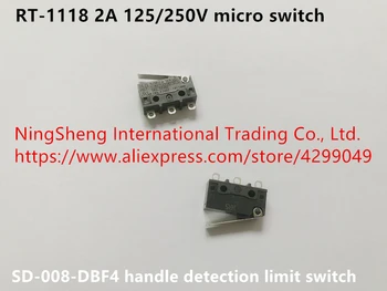 Original new 100% import RT-1118 2A 125/250V micro switch SD-008-DBF4 handle detection limit switch
Original new 100% import RT-1118 2A 125/250V micro switch SD-008-DBF4 handle detection limit switch