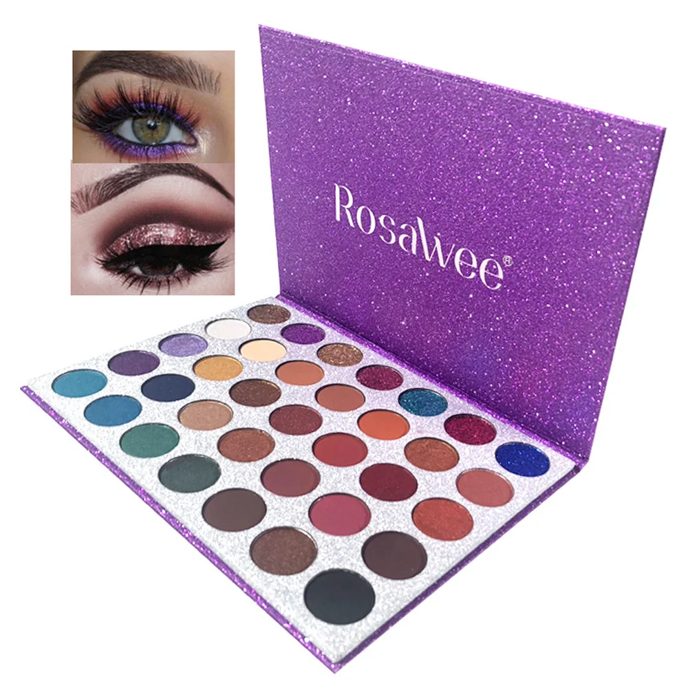 35 Color Matte Glitter Eyeshadow Makeup Palette Easy To Color Eye Shadow Cosmetic Long Lasting Nude Pigment Women Shiny Shadows
35 Color Matte Glitter Eyeshadow Makeup Palette Easy To Color Eye Shadow Cosmetic Long Lasting Nude Pigment Women Shiny Shadows
