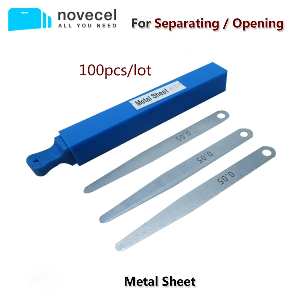 100 pcs/lot Metal sheet for separating frame from S6 edge , S6 edge plus and S7 edge , Thickness : 0.05mm
100 pcs/lot Metal sheet for separating frame from S6 edge , S6 edge plus and S7 edge , Thickness : 0.05mm