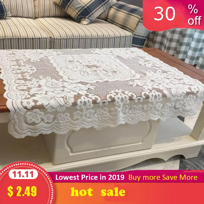 80*80CM Lace fabric Tablecloths For Home Decoration Polyester White Floral Mesh Square dining Coffee table Cover Tablecloth
80*80CM Lace fabric Tablecloths For Home Decoration Polyester White Floral Mesh Square dining Coffee table Cover Tablecloth