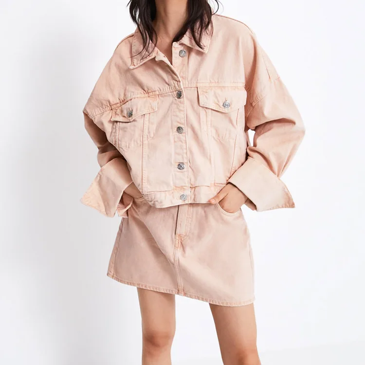 Overplus of Goods Exported to Europe And US Female Pink Jeans Coat 2009 Spring And Autumn New Products England Versatile Fashion
Overplus of Goods Exported to Europe And US Female Pink Jeans Coat 2009 Spring And Autumn New Products England Versatile Fashion
