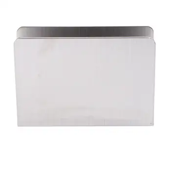 Stainless Steel Napkin Holder Vertical Paper Tissue Dispenser Serviette Stand for Home Restaurant (Silver)
Stainless Steel Napkin Holder Vertical Paper Tissue Dispenser Serviette Stand for Home Restaurant (Silver)