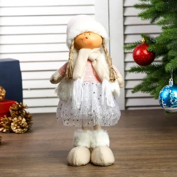 Interior doll "Girl in a skirt with sequins, a white vest and a pink cap" 48x10x15cm 4166968
Interior doll "Girl in a skirt with sequins, a white vest and a pink cap" 48x10x15cm 4166968