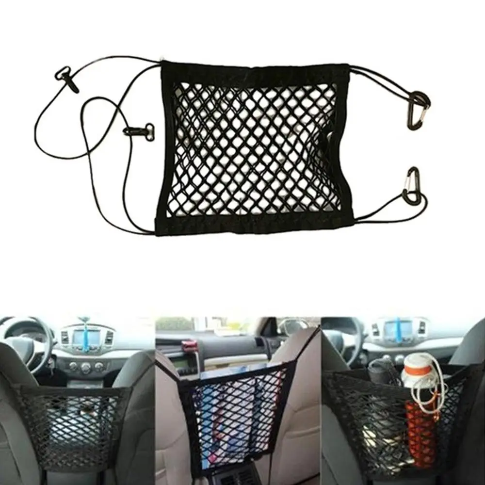 Car Seat Double-Layer Storage Net Pocket Universal Storage Bag Storage Net Sundry Bag Seat Net Black
Car Seat Double-Layer Storage Net Pocket Universal Storage Bag Storage Net Sundry Bag Seat Net Black