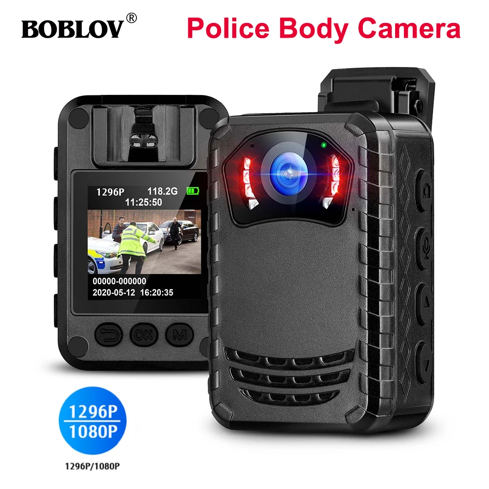BOBLOV N9 Full HD полицейская камера с объективом 165 градусов ИК ночного видения SD карта