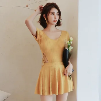 Swimsuits Girl Swimwear 2019 Swimsuit Separate Female Bikini One Piece Women Women's New Breasts Skirt Sexy Solid Polyester
Swimsuits Girl Swimwear 2019 Swimsuit Separate Female Bikini One Piece Women Women's New Breasts Skirt Sexy Solid Polyester