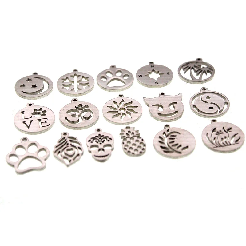 5pcs/lot 316 Stainless Steel Dog Paw Tree Leaves Heart Charms Findings Handmade Craft Pendant Jewelry Making,DIY for necklace
5pcs/lot 316 Stainless Steel Dog Paw Tree Leaves Heart Charms Findings Handmade Craft Pendant Jewelry Making,DIY for necklace