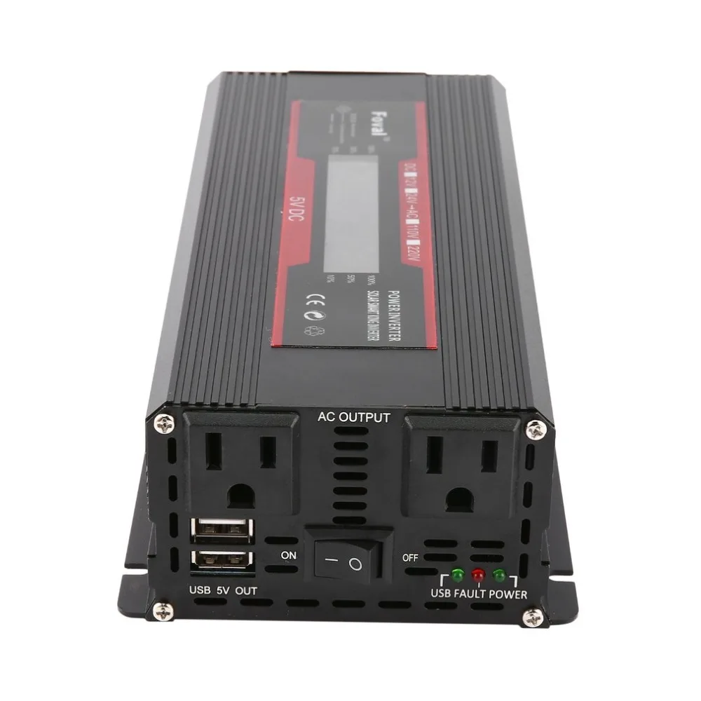New Universal Short Circuit Overload Protection Car Solar Power Inverter DC 12/24V to AC 220V Modified Sine Wave Converter
New Universal Short Circuit Overload Protection Car Solar Power Inverter DC 12/24V to AC 220V Modified Sine Wave Converter