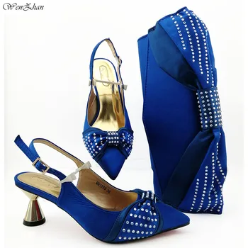 Fashion Blue Soft Heel Shoes With Bag Sets Good Quality Italian Shoes With Matching Clutch Bag For PARTY 38-43! WENZHAN B98-5
Fashion Blue Soft Heel Shoes With Bag Sets Good Quality Italian Shoes With Matching Clutch Bag For PARTY 38-43! WENZHAN B98-5