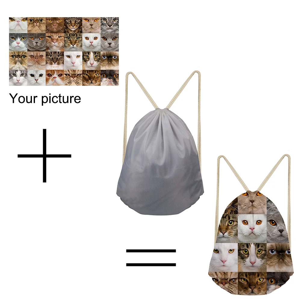 Customize Own Pattern Drawstring Bag for Women Girls Linen String Drawstring Backpack Rucksack Travel Storage Pouches Dropper
Customize Own Pattern Drawstring Bag for Women Girls Linen String Drawstring Backpack Rucksack Travel Storage Pouches Dropper