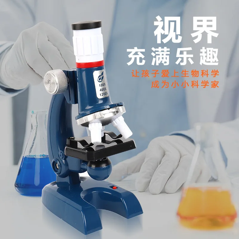 C2138 Educational Model Science Experimental High-definition 1200 Times Biological Microscope Toy Children Microscope Set
C2138 Educational Model Science Experimental High-definition 1200 Times Biological Microscope Toy Children Microscope Set