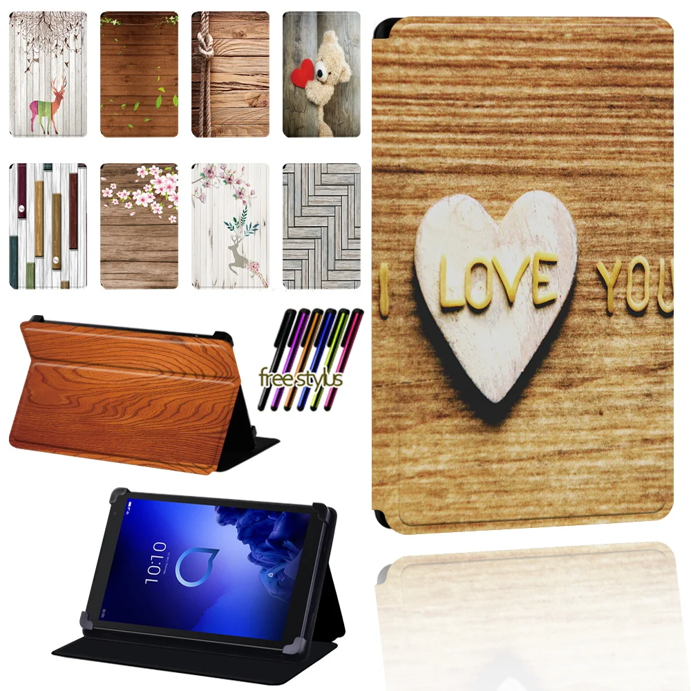 Case for Alcatel 1T 7 10 / 3T 8 10 / A3 10 Tablet Wood Pattern Scratch Resistant Lightweight Protective Case Cover + Pen
Case for Alcatel 1T 7 10 / 3T 8 10 / A3 10 Tablet Wood Pattern Scratch Resistant Lightweight Protective Case Cover + Pen