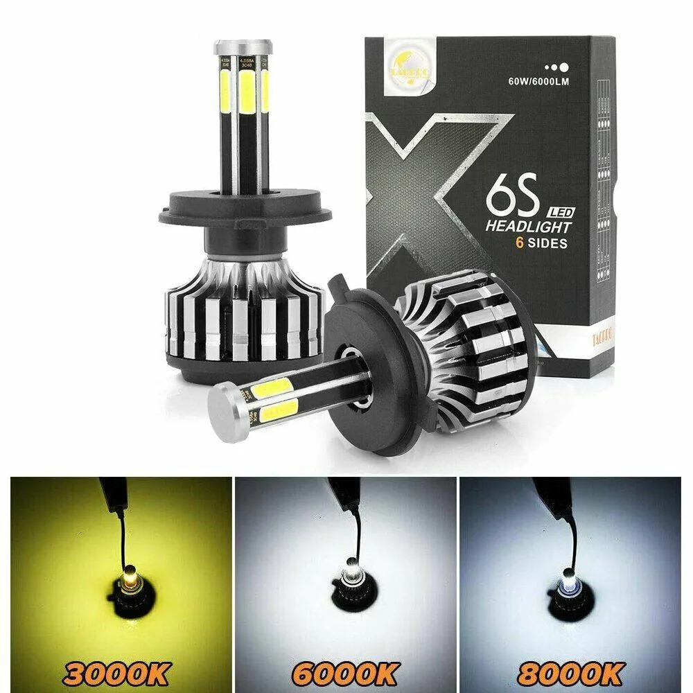 СУПЕРБЕЛАЯ Автомобильная 3D Головка, 2 шт., фотолампа с 6 Сторонами, COB H7, лампочка с яркостью 360 градусов, 110 лм, 9005 Вт, H4, H11, 9006, фотолампа
СУПЕРБЕЛАЯ Автомобильная 3D Головка, 2 шт., фотолампа с 6 Сторонами, COB H7, лампочка с яркостью 360 градусов, 110 лм, 9005 Вт, H4, H11, 9006, фотолампа