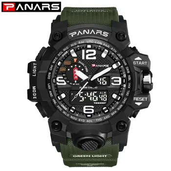PANARS 2018 Men Outdoor Sport Watch Waterproof Digital LED G Male Shock Military Electronic Wrist Watches relogio masculino
PANARS 2018 Men Outdoor Sport Watch Waterproof Digital LED G Male Shock Military Electronic Wrist Watches relogio masculino