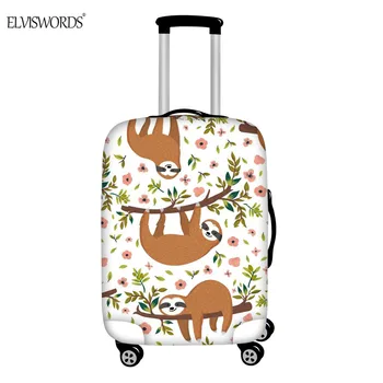 ELVISWORDS Cute Cartoon Sloth Pattern Luggage Cover Apply to 18-32 Inch Elastic Thick Dust Rain Cover Travel Accessories
ELVISWORDS Cute Cartoon Sloth Pattern Luggage Cover Apply to 18-32 Inch Elastic Thick Dust Rain Cover Travel Accessories