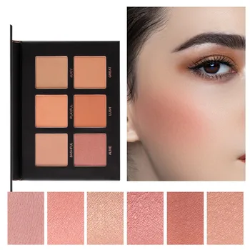 Luxury Matte Powder Blush Palette 6 Color Natural Make Up Blushing Set Face Matte Blush Kit Long Lasting
Luxury Matte Powder Blush Palette 6 Color Natural Make Up Blushing Set Face Matte Blush Kit Long Lasting