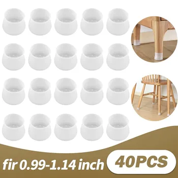 40pcs Table Chair Leg Silicone Cap Pad Furniture Table Feet Cover Floor Protector muebles кухонная мебель
40pcs Table Chair Leg Silicone Cap Pad Furniture Table Feet Cover Floor Protector muebles кухонная мебель