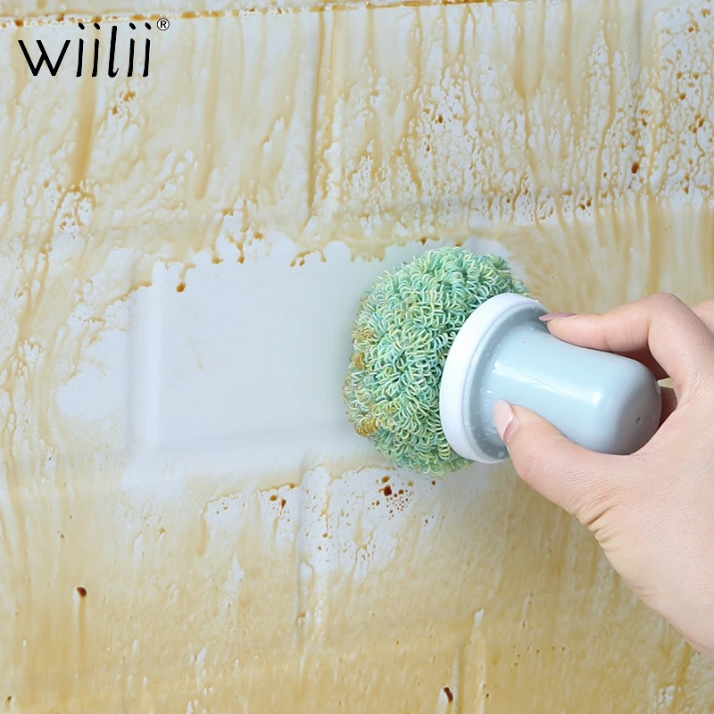 Nano Cleaning Brush Kitchen Dish Ball High-efficiency Tableware Household Cleaning Ball Handle Kichen Tools Gadgets Cosina
Nano Cleaning Brush Kitchen Dish Ball High-efficiency Tableware Household Cleaning Ball Handle Kichen Tools Gadgets Cosina