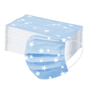 10/20/30/50pc Adult Five-pointed Star Three Layers Non-woven Disposable Mask Outdoor Windproof Breathable Mouth Cover Mask
10/20/30/50pc Adult Five-pointed Star Three Layers Non-woven Disposable Mask Outdoor Windproof Breathable Mouth Cover Mask