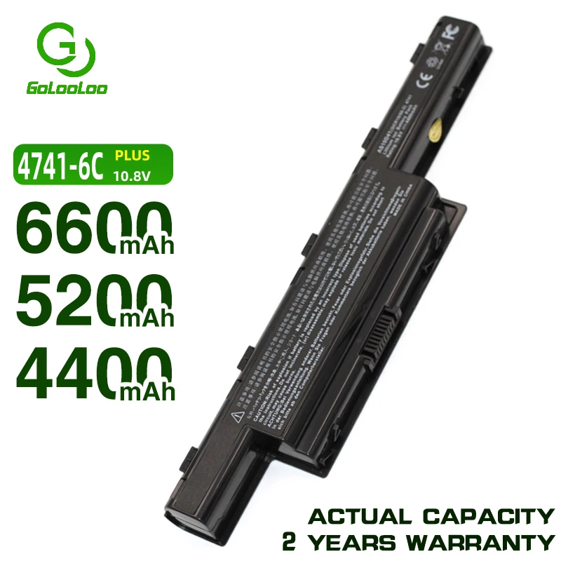 Golooloo Battery for Acer Aspire 5741 5741G 5750G 7751 7741 AS4250 TravelMate 4740 5740 5742 5744 6495 7740 7340 8472 8572 8573
Golooloo Battery for Acer Aspire 5741 5741G 5750G 7751 7741 AS4250 TravelMate 4740 5740 5742 5744 6495 7740 7340 8472 8572 8573