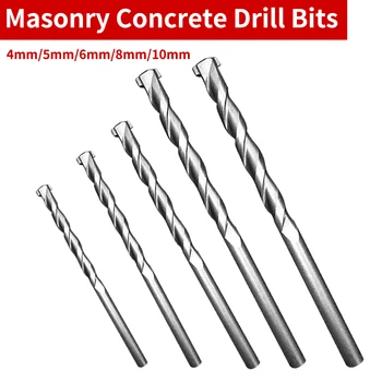 4mm/5mm/6mm/8mm/10mm Rotary Masonry Drill Bit Set Galvanized Drill Round Shank Spiral Flute for Drilling Concrete Brick Tile
4mm/5mm/6mm/8mm/10mm Rotary Masonry Drill Bit Set Galvanized Drill Round Shank Spiral Flute for Drilling Concrete Brick Tile