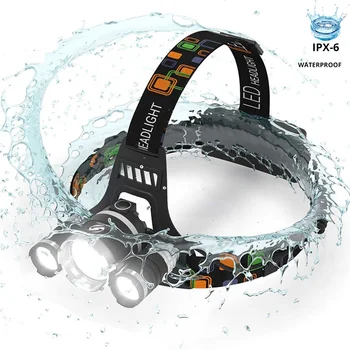 2020Newest! High Power LED Headlamp 3 XT6 LED Headlight Waterproof 4 Lighting Modes Fishing Lamp 
2020Newest! High Power LED Headlamp 3 XT6 LED Headlight Waterproof 4 Lighting Modes Fishing Lamp
