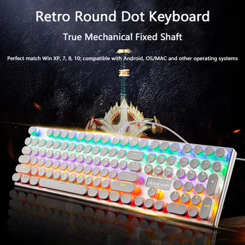 Mechanical Keyboard, LED Backlight 108 Keys Preset Custom Backlight Keyboard Professional Wired Gaming mechanical keyboard
Mechanical Keyboard, LED Backlight 108 Keys Preset Custom Backlight Keyboard Professional Wired Gaming mechanical keyboard