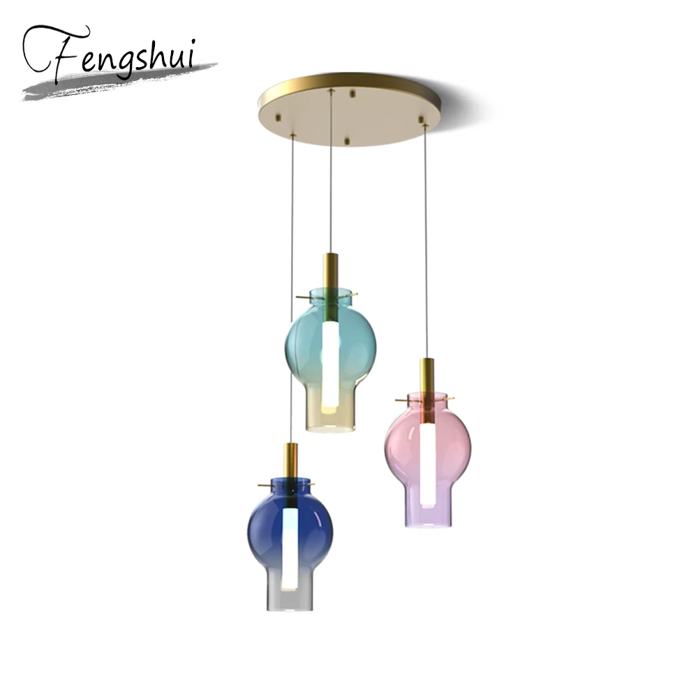 Nordic LED Pendant Light Lighting Modern Designer Glass Hanging Lamp Living Room Loft Restaurant Kitchen Fixtures Deco Luminaire
Nordic LED Pendant Light Lighting Modern Designer Glass Hanging Lamp Living Room Loft Restaurant Kitchen Fixtures Deco Luminaire