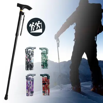 Trekking Pole Durable Practical Elderly T Handle Retractable Trip Stick Outdoor Sport Walking Holiday Necessities Walking Stick
Trekking Pole Durable Practical Elderly T Handle Retractable Trip Stick Outdoor Sport Walking Holiday Necessities Walking Stick