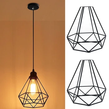 Hanging Vintage Iron Light Cover Indoor Cage Shape Ceiling Lampshade Pendant Retro DIY Accessories Shop Home Decoration
Hanging Vintage Iron Light Cover Indoor Cage Shape Ceiling Lampshade Pendant Retro DIY Accessories Shop Home Decoration