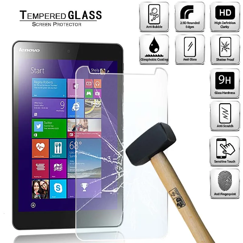 Tablet Tempered Glass Screen Protector Cover for Lenovo Miix 3 Tablet 7.85 Inch Anti-Screen Breakage HD Tempered Film
Tablet Tempered Glass Screen Protector Cover for Lenovo Miix 3 Tablet 7.85 Inch Anti-Screen Breakage HD Tempered Film
