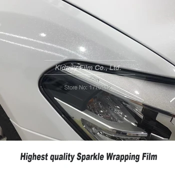 Highest quality sparkle white wrapping film Car Wrap With Air release sparkle vinyl wrap with Vehicle best glue
Highest quality sparkle white wrapping film Car Wrap With Air release sparkle vinyl wrap with Vehicle best glue