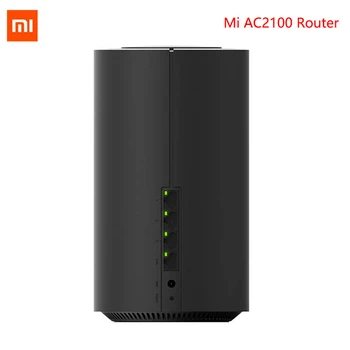 Xiaomi Mi Router AC2100 Dual Frequency WiFi 128MB 2.4GHz 5GHz 360 Coverage Dual Core CPU Game Remote APP Control For Mihome
Xiaomi Mi Router AC2100 Dual Frequency WiFi 128MB 2.4GHz 5GHz 360 Coverage Dual Core CPU Game Remote APP Control For Mihome