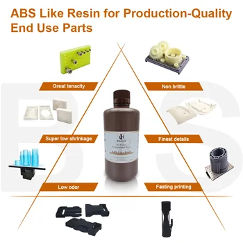 DLP LCD 3D Printer 1kg ABS Like Resin Resin for Model Prototype Printing on Anycubic Elegoo Zortax Nova3d Phrozen FEP Film gift
DLP LCD 3D Printer 1kg ABS Like Resin Resin for Model Prototype Printing on Anycubic Elegoo Zortax Nova3d Phrozen FEP Film gift