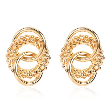 Cross Border Western Style Alloy Geometry Circular Ring with Her Ear Stud Elegant Versatile Cross Border Earrings Ear Stud F8430
Cross Border Western Style Alloy Geometry Circular Ring with Her Ear Stud Elegant Versatile Cross Border Earrings Ear Stud F8430