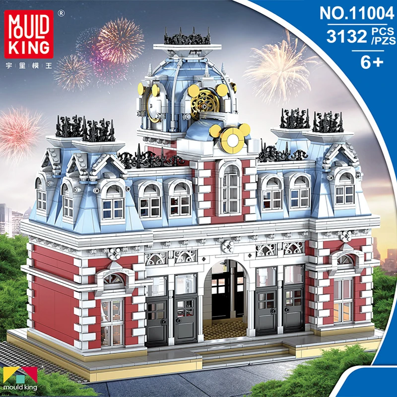 Disneys Station Of Dreamland Compatible with lepining Friends City Street Model Kit Building Blocks Bricks DIY Toys For Children
Disneys Station Of Dreamland Compatible with lepining Friends City Street Model Kit Building Blocks Bricks DIY Toys For Children