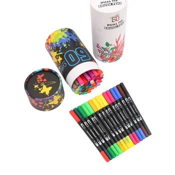 100 Colors Fine Tip and Brush Tip Pens for Bullet Journals Adult Coloring Books Watercolor Marker Double Tip Pen Art Supplies
100 Colors Fine Tip and Brush Tip Pens for Bullet Journals Adult Coloring Books Watercolor Marker Double Tip Pen Art Supplies
