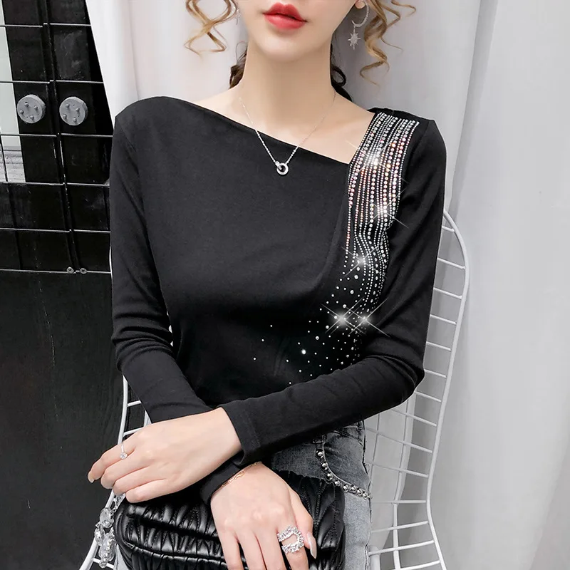 For Women Clothing Shirts Cotton Full Diamonds Asymmetrical Solid Shirts Office Lady Plus Suze Elegant Party Night Winter Shirts
For Women Clothing Shirts Cotton Full Diamonds Asymmetrical Solid Shirts Office Lady Plus Suze Elegant Party Night Winter Shirts