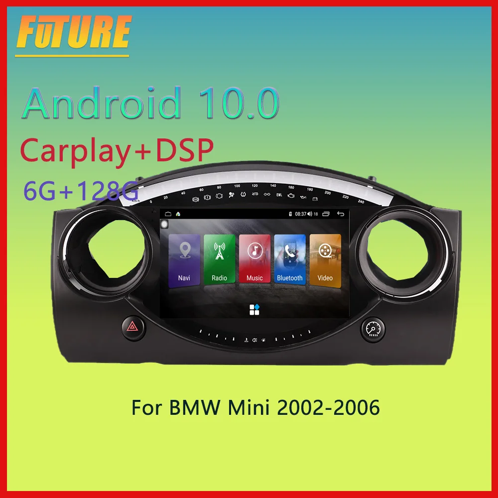 128G For BMW Mini 2002 2003 2004-2006 Android Car Radio Stereo 2 Din Multimedia Player GPS Navigation Touch Screen DVD Head Unit
128G For BMW Mini 2002 2003 2004-2006 Android Car Radio Stereo 2 Din Multimedia Player GPS Navigation Touch Screen DVD Head Unit