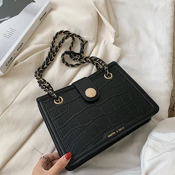 Stone Pattern Crossbody Bags For Women 2020 Solid Color PU Leather Shoulder Bag Tote Handbags Female Travel Chain Cross Body Bag 
Stone Pattern Crossbody Bags For Women 2020 Solid Color PU Leather Shoulder Bag Tote Handbags Female Travel Chain Cross Body Bag