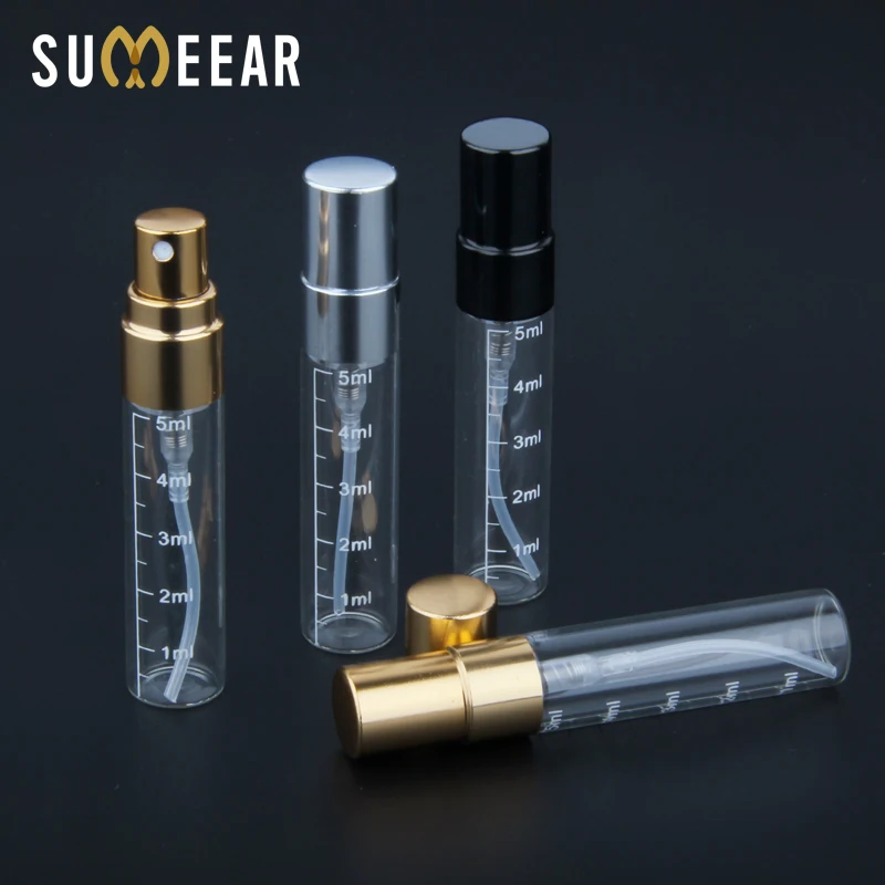 100 pieces/lot 5ml Scale empty perfume bottle Aluminum Spray Atomizer Portable Travel Cosmetic Container Bottles
100 pieces/lot 5ml Scale empty perfume bottle Aluminum Spray Atomizer Portable Travel Cosmetic Container Bottles