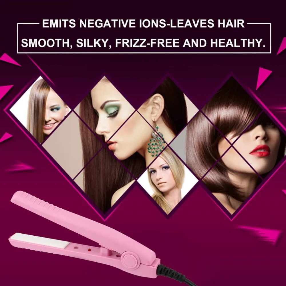Mini Portable Electric Splint Flat Iron Ceramic Hair Curler & Straightener Hair Perming Hair Styling Appliance Hair Crimper
Mini Portable Electric Splint Flat Iron Ceramic Hair Curler & Straightener Hair Perming Hair Styling Appliance Hair Crimper