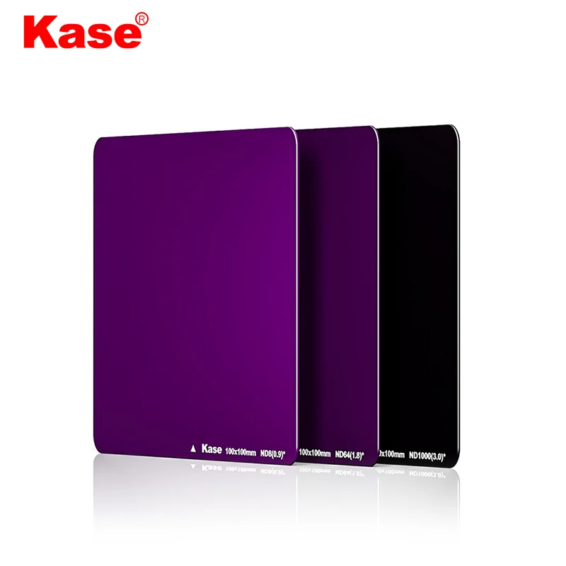 

Kase KW100 Wolverine Series Shock Resistant Neutral Density Filter / ND8 / ND64 / ND1000 / ND64000 - 100x100x2mm