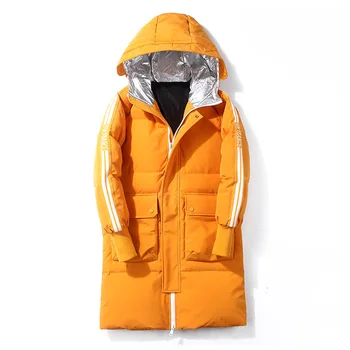 2021 New Men's Winter Jacket White Duck Down Hood Jacket Long Style Thicken Warm Waterproof Male Zipper Down Coat Parka Overcoat
2021 New Men's Winter Jacket White Duck Down Hood Jacket Long Style Thicken Warm Waterproof Male Zipper Down Coat Parka Overcoat