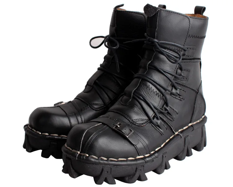 بوت پانک اسکلتی چرم طبیعی Skull punk Boots 36 Hbb4f3d49e44a424c9a081beb619c11913