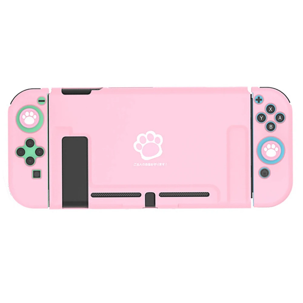 Pink Protective Case For Nintend Switch Cat Paw Joy Con Controller Shell Hard Housing Full Cover Shell Game Console Shell
Pink Protective Case For Nintend Switch Cat Paw Joy Con Controller Shell Hard Housing Full Cover Shell Game Console Shell