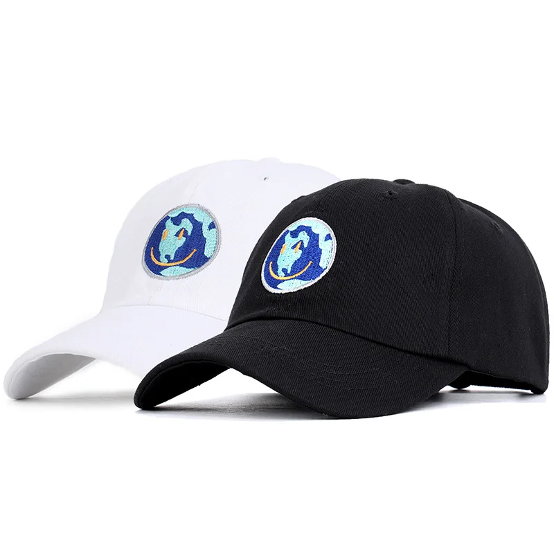 AliExpress Explosions Embroidered Earth's Smiling Baseball Cap put on a happy face Soft Top Cap
AliExpress Explosions Embroidered Earth's Smiling Baseball Cap put on a happy face Soft Top Cap