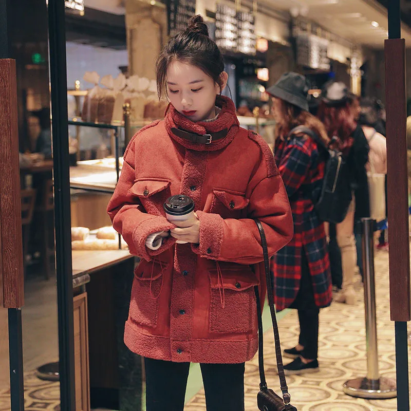 Photo Shoot 2019 Winter New Style Korean-style Loose-Fit Bordeaux Short-height Versatile Lambs Wool Fur Coat Women's
Photo Shoot 2019 Winter New Style Korean-style Loose-Fit Bordeaux Short-height Versatile Lambs Wool Fur Coat Women's