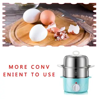Stainless Steel Timer Double-Layer Egg Boiler Humanized Handle Antipyretic Steamed Pasta Fried Egg Egg Custard 
Stainless Steel Timer Double-Layer Egg Boiler Humanized Handle Antipyretic Steamed Pasta Fried Egg Egg Custard